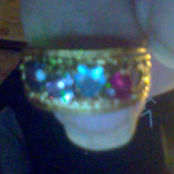 Jewelry Size 4 Ring Gold Plated With 4 Stones Poshmark
